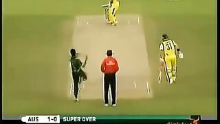 1st super over Pakistan vs Australia in history