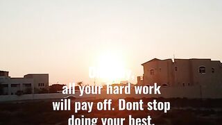 Don't stop doing your best!