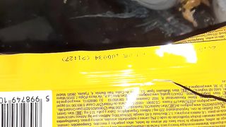 Pedigree dog food, duplicate packing coz u can scratch expiry date with finger.