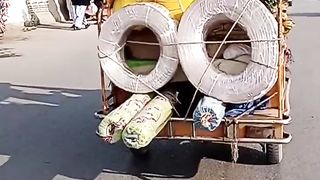 Wondering jugaad on rickshaw....#viral