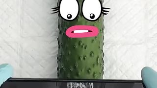 Goodland _ Operation on cucumber ???? #goodland #Fruitsurgery #doodles #doodlesart #goodlandshorts.