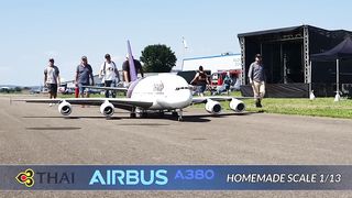 LARGEST RC AIRBUS A380 DEMONSTRATION FLIGHT