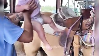 exited to horse riding