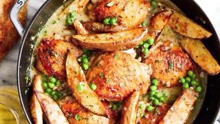 Chicken Vesuvio