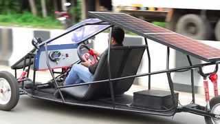 I Made a Solar Electric Car at Home
