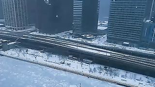 The water jumps