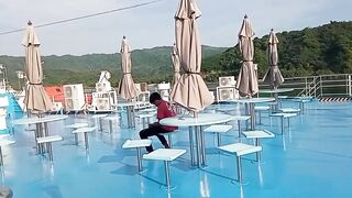 the hotel walks on the sea, the newest luxury ship. viral complete facility