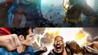 BLACK ADAM VS SUPERMAN