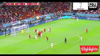 BELGIUM VS CANADA | MATCH HIGHLIGHTS - QATAR FIFA WORLD CUP 2022