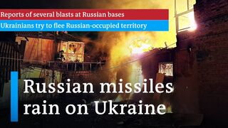 Russia launches air strikes across Ukraine Retaliation for blasts in Russia