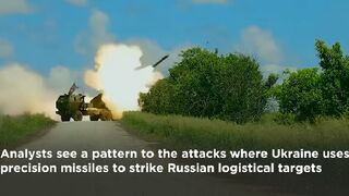Ukraine Strikes Russia's Southern Supply Routes Ahead Of Crimea Offensive