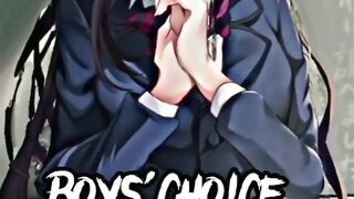 Boys choice vs Men's choice