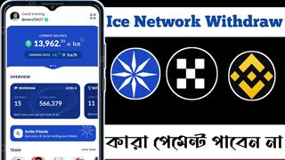 Ice Network New Update, ice Network Withdraw process