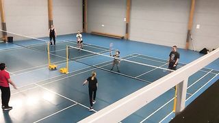 Our favorite sport! Badminton!