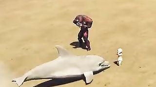GTA_V___SPIDERMAN_SAVING_DOLPHIN_AND_BABY_????___#shorts_#gta5(360p).