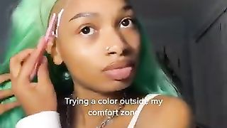 Mint Green Bob Wig????Customized Blonde To Green Color | Affordable Short Bob Wig