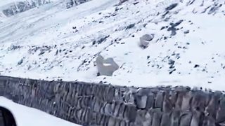Snowfall on Naran Kaghan Valley Mansehra