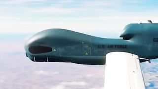 SAM SYSTEM LAUNCHED ROCKET AT RQ-4 HAWK #shorts #dcs.