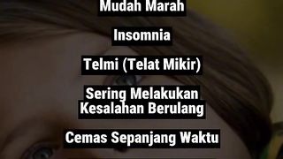 TANDA TANDA SEDANG LELAH SECARA PSIKOLOGIS