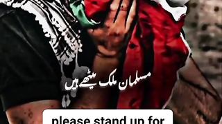 We are ashamed palastiniane brothers
