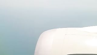 The engine of a plane
