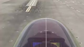 The runway or computer