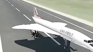 The lines on the runway