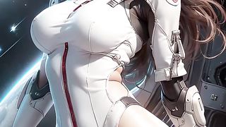 4K | Lookbook | Delicate AI girls | A space gal