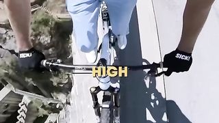 Riding On The EDGE Of A Dam ????.