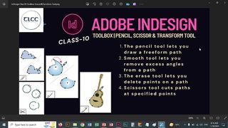 10 InDesign Class Toolbox Scissor & Transform Tool