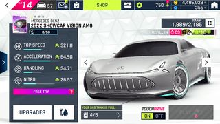 Mercedes-Benz 2022 showcar vision AMG. Asphalt 9  Legends