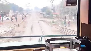 The train front