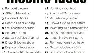30 PASSIVE INCOME IDEAS