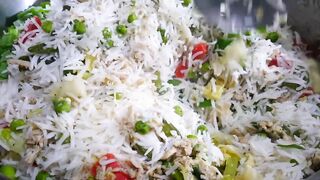 Chinese Biryani Recipe New Style - Chicken & Vegetables Fried Rice Restaurant Style -چائنیز بریانی#2024