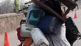 What's a jugaad on bike #respect#viral video