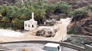 Car in flood