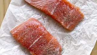 Garlic & Ginger Sticky Salmon