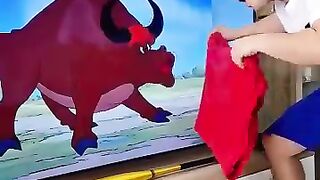 Funny_Moment_With_a_Bull_????_#shorts_#animation_#funnyvideo_#comedy_co(360p).