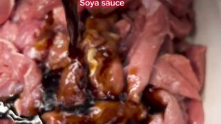Beef Chilli Dry With Egg Fried Rice Recipe