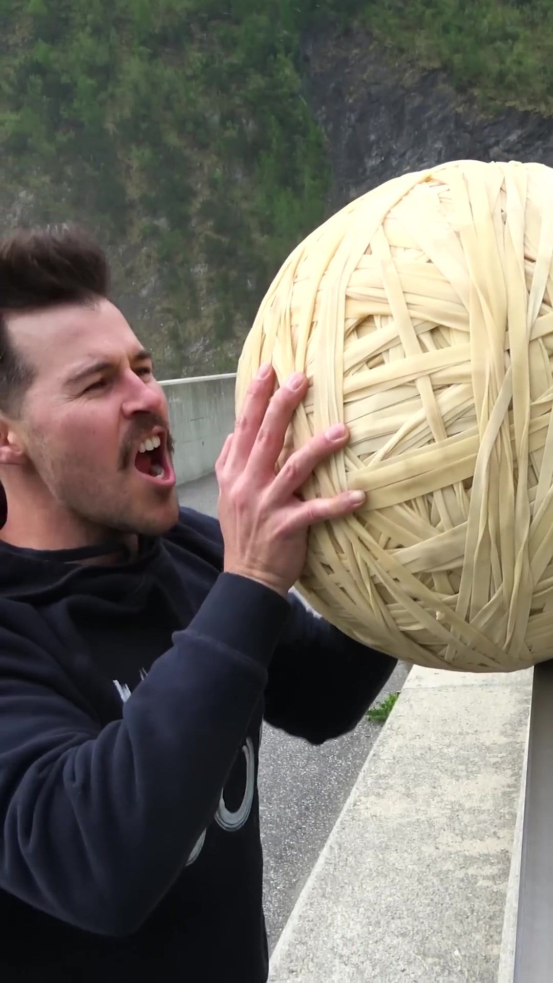 WORLD RECORD Bounce Giant Rubber Band Ball 165m Drop. by minutes on Febspot