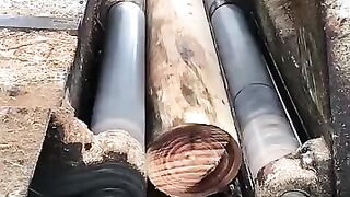 In-between the two rods