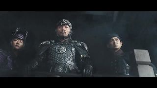 Taotie Attack The Great Wall First Battle Scene The Great Wall 2017 Movie Clip