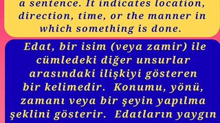 Learn English Turkish Prepositions