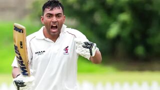 Zimbabwean cricketer made history by scoring a triple century for the first time.