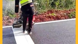 Satisfying Road Painting