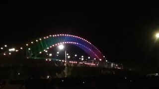 Kelap kelip lampu Jembatan