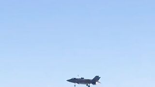 Detik-detik F35 jatuh