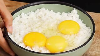 Misture ovos com arroz e surpreenda-se com o resultado!