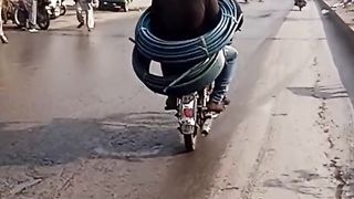 Great Master mind.... well jugaad on bike