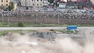 Demolition of Chimney.